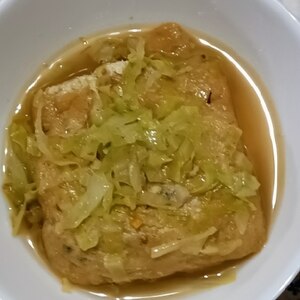 油揚げとキャベツの煮物✿